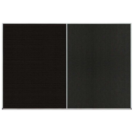 United Visual Products Enclosed Corkboard, 1 Door, 72"x48", 4" Fra UV3405-GOLD-APRICOT